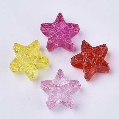 Perles en acrylique transparente&nbsp;TACR-T015-019-1