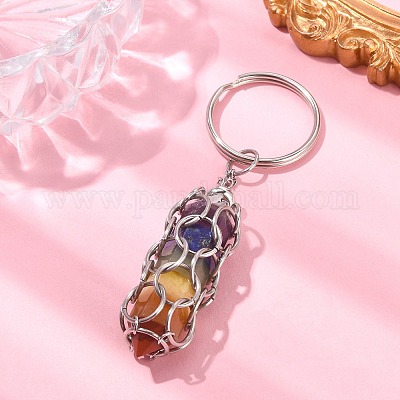 Плетеный мешочек из нержавеющей стали 304 в технике макраме KEYC-TA00020-01-1