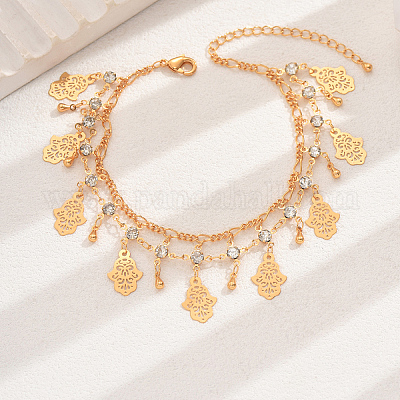 Браслеты из латуни со стразами в богемном стиле YN3777-1