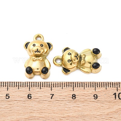 Подвески из нержавеющей стали 304 с эмалью STAS-B085-35G-02-1