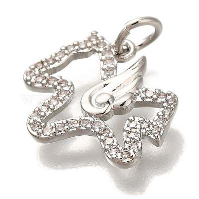 Стойки обшивки латунь микро проложить Циркон подвеску KK-I720-17P-1