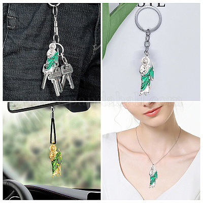 12 шт. 2-х цветные эмалевые подвески из сплава большие ENAM-CA0001-54-1