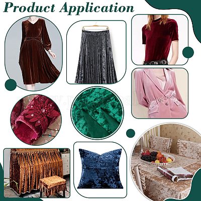 Бархатная ткань&nbsp;DIY-WH0591-219E-1