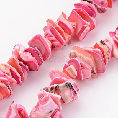 Conchiglia naturale fili di perle&nbsp;BSHE-P010-10-1