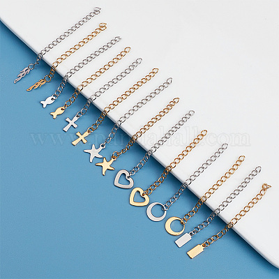 28 шт. 14-х стильный удлинитель цепи из нержавеющей стали 304 STAS-PH0004-70-1