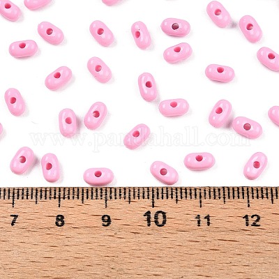 Непрозрачные акриловые бусины MACR-T048-02I-1