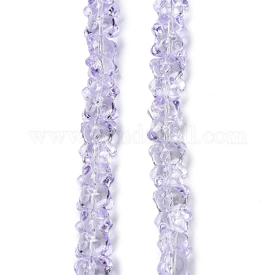 Стеклянные бусины с гальваническим покрытием  EGLA-P063-PL05-1