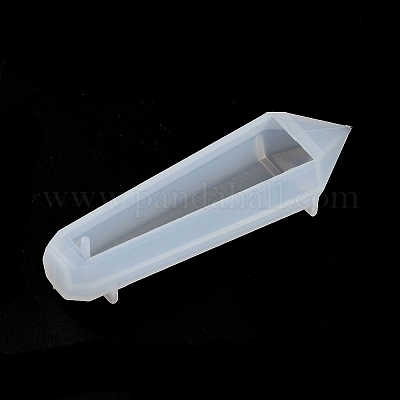 Resin Pendant Mold  Irregular Faceted Rectangular Silicone Mold