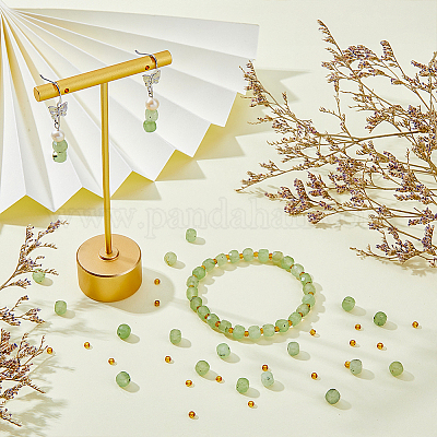 1 нить натуральных бусин пренита AJEW-FH0003-68-1