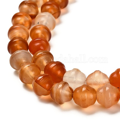 Натуральные нити сердолика (крашенные и нагретые) G-G203-02B-1