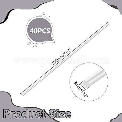 Цельный пруток из нержавеющей стали марки 304 DIY-UN0006-12B-1