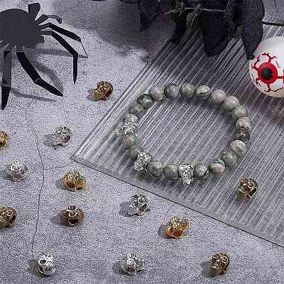 60 шт. Европейские бусины из сплава 3 цветов FIND-PH0021-84-1