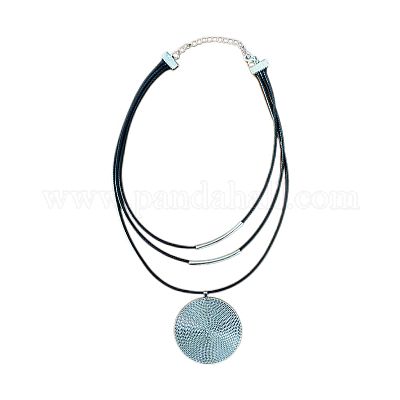 Ожерелья с подвесками из сплава в этническом стиле FS-WGACE74-02-1