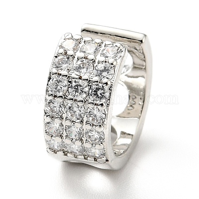 Массивные серьги-каффы в форме буквы 