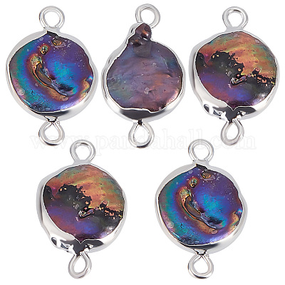 5 шт. позолоченные натуральные барочные жемчужины кеши жемчужные подвески-коннекторы PEAR-BBC0001-17-1