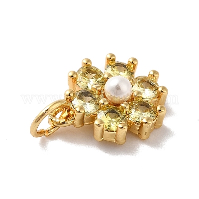 Стойки обшивки латунь микро проложить кубическую прелесть диоксида циркония KK-A160-22B-G-1