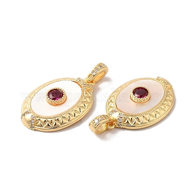 Кулон из циркония KK-I703-08G-02-1