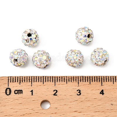 Pave disco бусины X-RB-A170-8mm-10-1