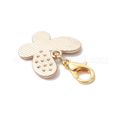 Подвесные украшения из сплава эмали HJEW-JM04596-1