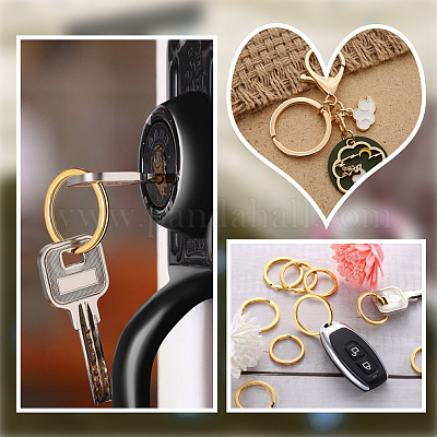 30 шт. 3 стиля железных разъемных колец&nbsp;IFIN-SP0001-19KCG-1