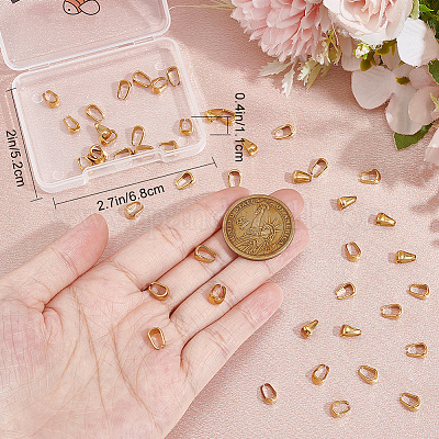 50 шт. защелкивающиеся дужки из нержавеющей стали 304 STAS-BBC0002-81-1