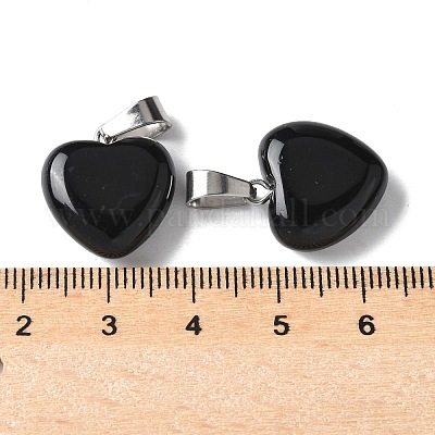 Натуральный черный агат подвески X-G-I311-A16-01-1