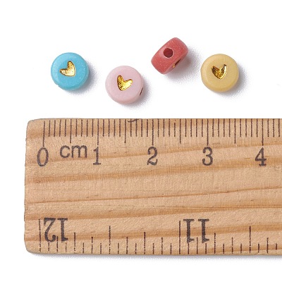 Непрозрачные акриловые бусины PACR-N006-50-A01-1