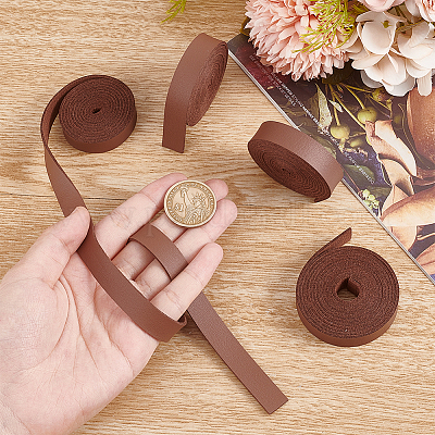 Плоским пу кожаный шнур WL-WH0004-09E-1