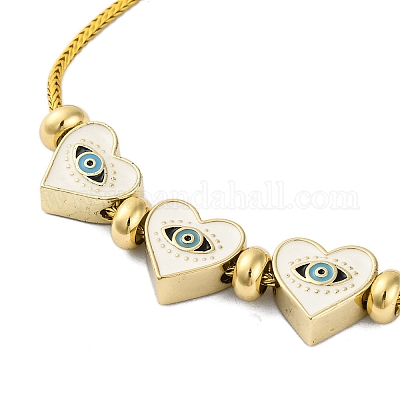 Латуни европейские браслеты BJEW-C080-04G-07-1