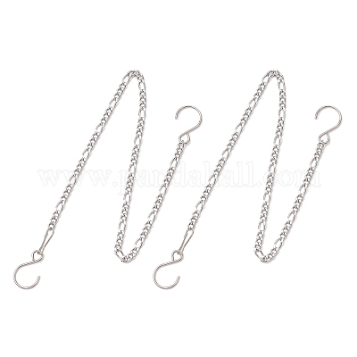 Крючки для вешалок из нержавеющей стали в форме S HJEW-JM03409-1