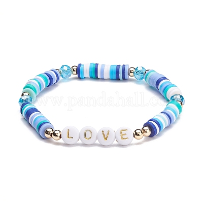 Wholesale Love Stretch Bracelets Set 