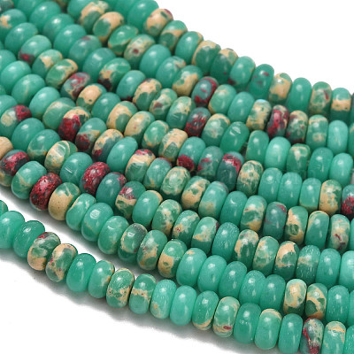 Синтетические имперские нитки из бисера яшмы G-Z110-B04-2x4mm-02-1