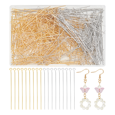 400 шт. 2-х цветные штифты из нержавеющей стали 304 STAS-UN0054-77-1