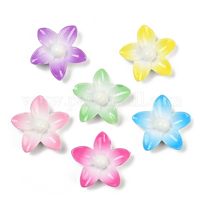 Кабошоны из непрозрачной смоляной эмали CRES-D308-06-1