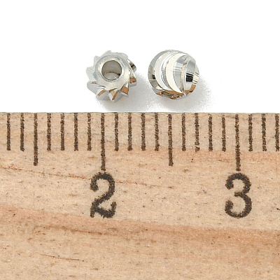 Латунные бусины с реечным покрытием KK-T071-07P-03-1