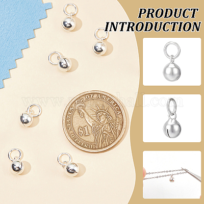 5 шт. подвески из стерлингового серебра STER-BC0001-97-1