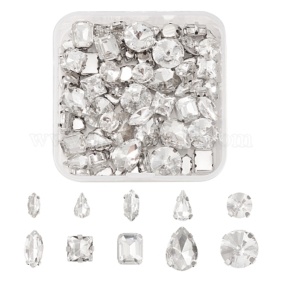 10 стиль пришить горный хрусталь RGLA-FS0001-14-1