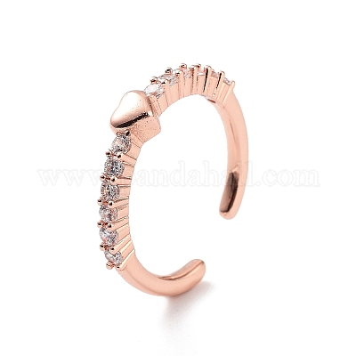 Покрытие стойки в форме сердца RJEW-D020-12RG-1