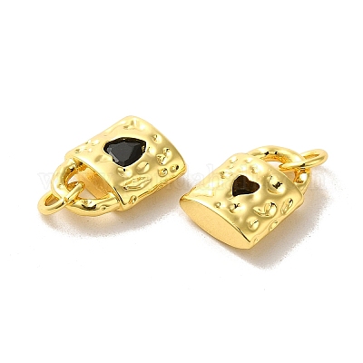 Латунные микро проложить кубического циркония подвески KK-H461-06G-04-1