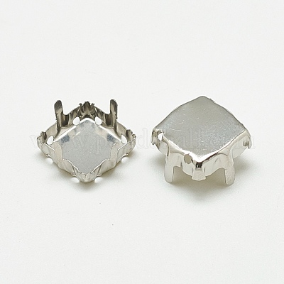 Некорневая нержавеющая сталь 201 с креплениями для пришивания зубцов STAS-T032-08-8mm-1