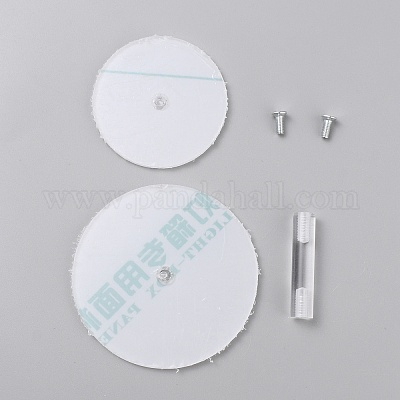 Круглые прозрачные акриловые подставки для минифигурок ODIS-WH0043-132A-1