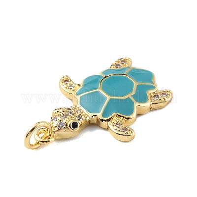 Стойки обшивки латунь микро проложить Циркон подвеску KK-C021-01G-02-1