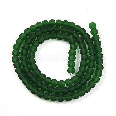 Прозрачные стеклянные бусины GLAA-T032-T4mm-MD22-1