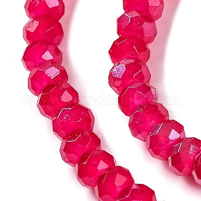 Запекание гальванических нитей стеклянных бусин X-DGLA-A039-J4mm-B21-1