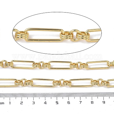 Catene a maglie rettangolari in ottone&nbsp;CHC-H116-04G-1