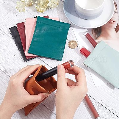 6 шт. 6-х цветные чехлы для наушников из искусственной кожи ABAG-NB0001-73A-1