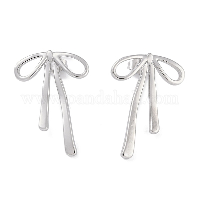 Серьги-гвоздики из нержавеющей стали 304 EJEW-C105-06P-1