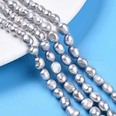 Нити из натурального культивированного пресноводного жемчуга PEAR-N014-06G-03-1