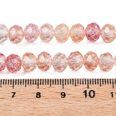 Прозрачные стеклянные бусины GLAA-T023-8mm-A06-1