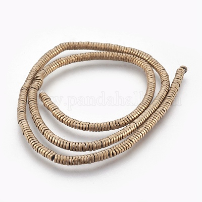 Гальваническая немагнитная синтетическая гематитовая нить G-E498-18A-1